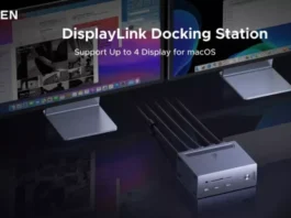 Ugreen анонсировала революционную док-станцию: 4 монитора 4K от одного USB-C с DisplayLink