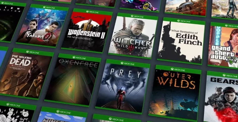 Коллаж игр для Xbox