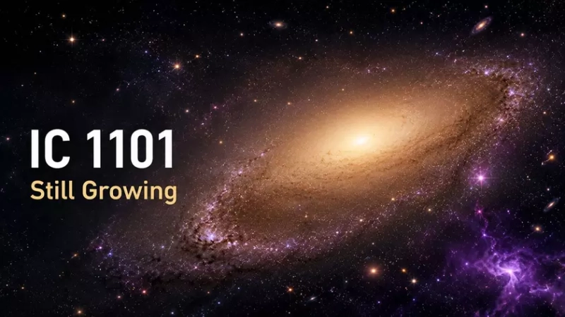 Галактика IC 1101 в центре скопления Abell 2029