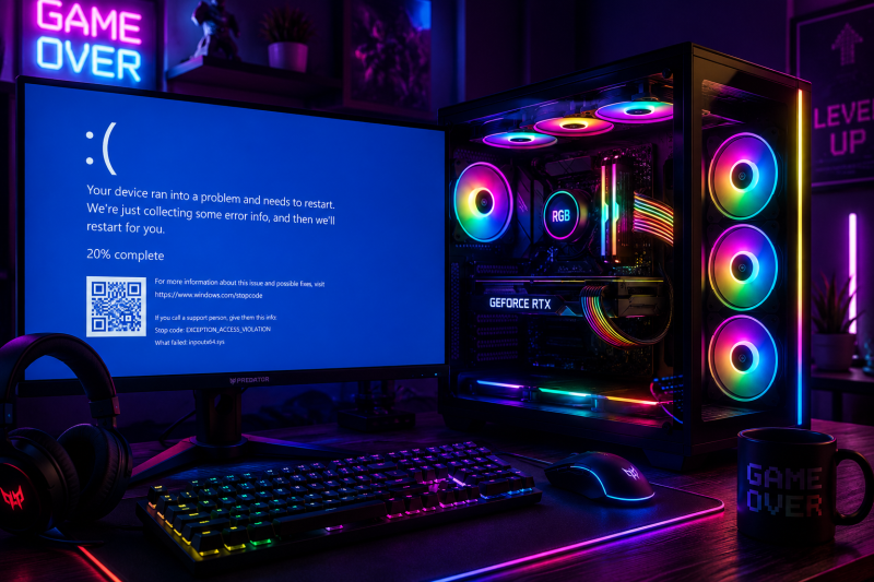 Гирлянда заждалась: Windows 11 конфликтует с RGB-подсветкой и «убивает» игры