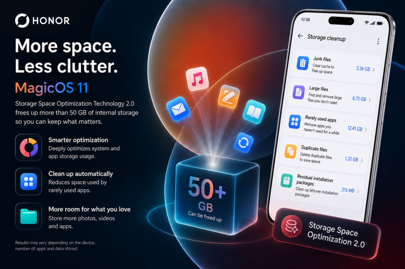 Honor MagicOS 11: как освободить десятки гигабайт без удаления фото