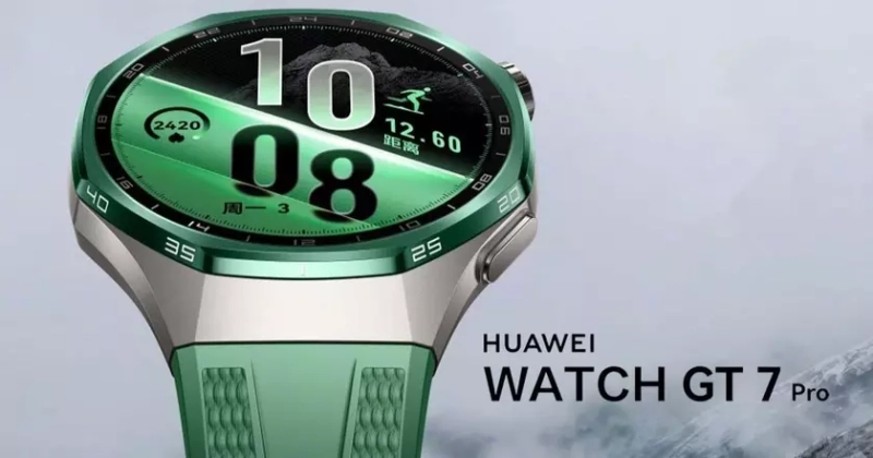 Серебристые часы Huawei Watch GT 7 Pro