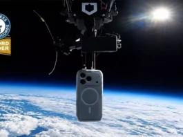 Чехол RHINOSHIELD AirX протестировали падением из стратосферы: iPhone 17 Pro выжил после удара с высоты 30 километров