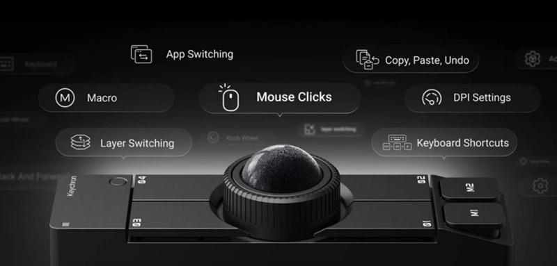 Keychron представила Nape Pro — компактный беспроводной трекбол, который позволит работать, не убирая руки от клавиатуры