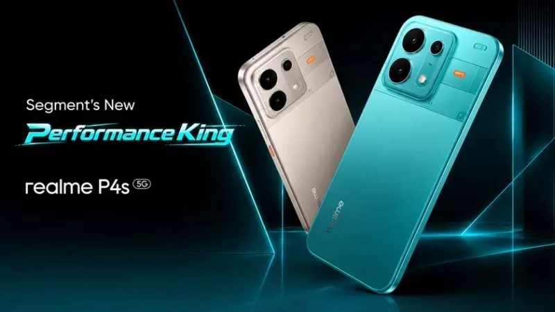 Смартфон Realme P4s в двух цветах