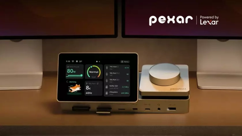 Док-станция Lexar PexarBolt Ultra с экраном