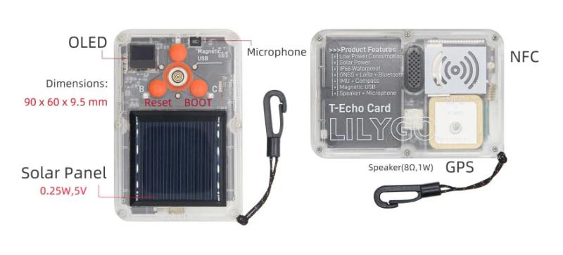 LilyGo T-Echo Card