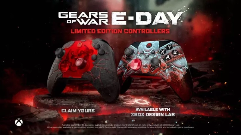 Gears of War: E-Day XBOX Wireless Controllers