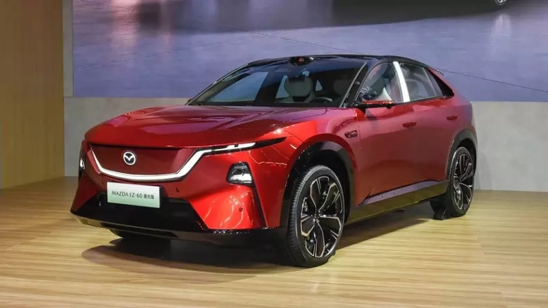 Обновленный кроссовер Mazda CX-6e с установленным LiDAR