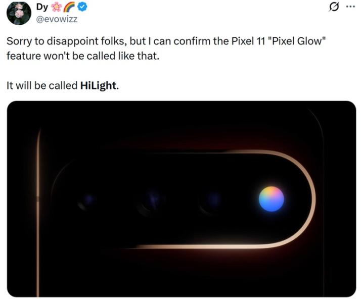 Не Pixel Glow: инсайдер раскрыл настоящее название LED-подсветки смартфонов Pixel 11 Pro