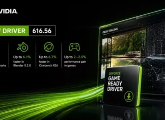 Nvidia выпустила драйвер GeForce 616.56: тесты раскрыли солидный прирост в рендеринге, но почти нулевой эффект в играх