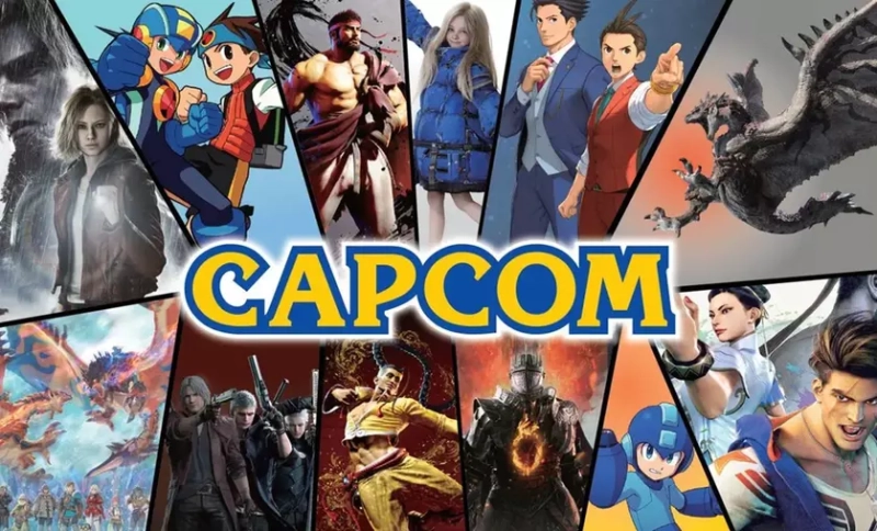 Эволюция Гейминга: Отзначенные Вехи Capcom в Визуальном Коллаже