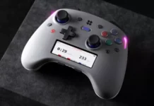 Экран для чата, опрос 8000 Гц и поддержка Switch 2: Genki анонсировала флагманский геймпад Manta