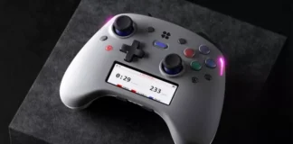 Экран для чата, опрос 8000 Гц и поддержка Switch 2: Genki анонсировала флагманский геймпад Manta