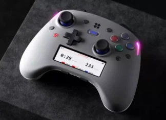 Экран для чата, опрос 8000 Гц и поддержка Switch 2: Genki анонсировала флагманский геймпад Manta