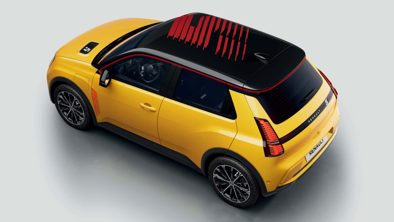 Renault 5 E-Tech: боковой вид