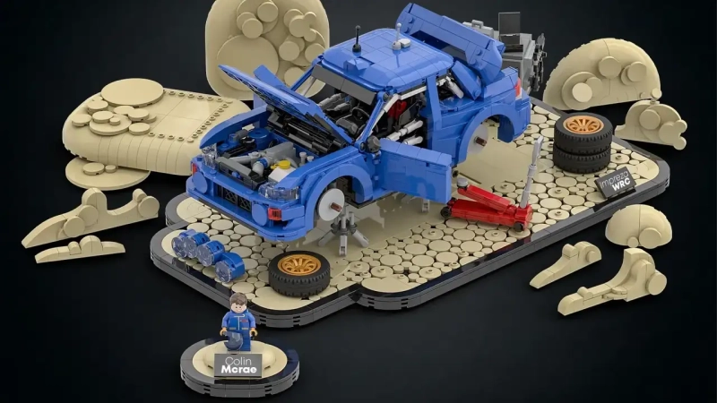 Синяя легенда из пластика: Subaru Impreza Колина Макрея штурмует Lego Ideas