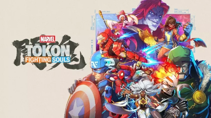 Взгляд на главный арт игры MARVEL Tōkon: Fighting Souls