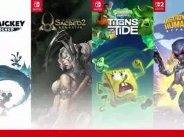 THQ Nordic анонсировала пять игр для Nintendo Switch и Switch 2: Губка Боб, Микки Маус и инопланетяне