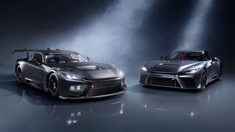 Прототип Toyota GR GT во время испытаний