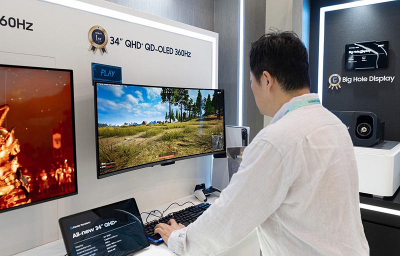 Впервые на экране (буквально): Samsung представила OLED-панель с частотой обновления 300 Гц для игровых ноутбуков