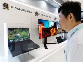 Samsung анонсировала первый в индустрии 300-герцовый OLED-экран для игровых ноутбуков