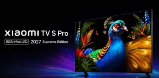 Xiaomi переносит студийные технологии в телевизоры: представлен флагманский TV S Pro 2027 с трёхцветной RGB-Mini LED подсветкой