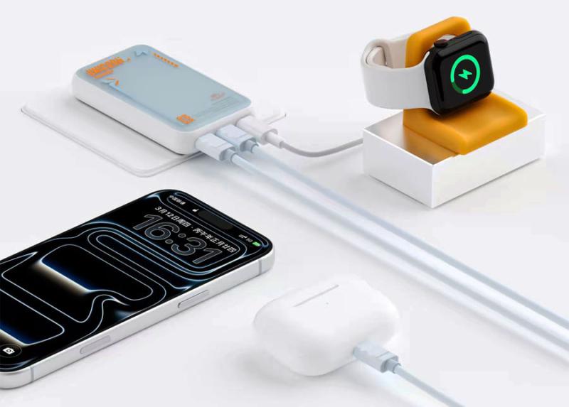 Зарядное устройство Pandaer PTC16 с тремя портами USB-C
