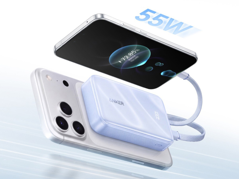 Anker Zolo: внешний аккумулятор на 20 000 мА·ч с интеграцией в Dynamic Island для iPhone