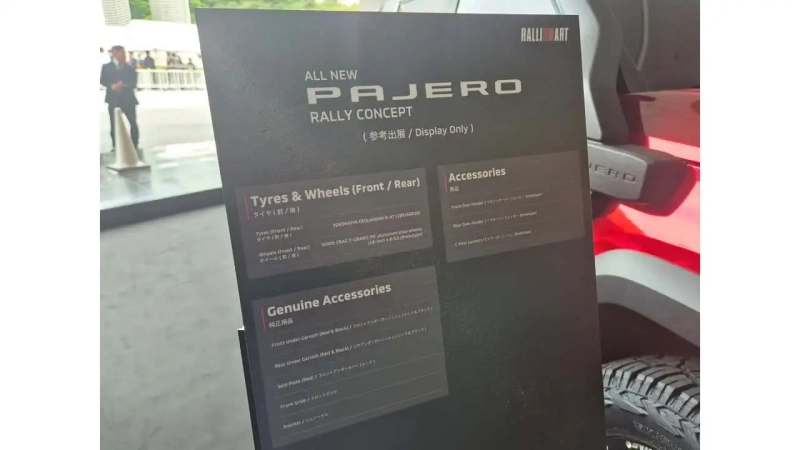 Дух Дакара на минималках: Mitsubishi показала новый Pajero Sport Ralliart