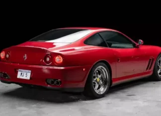 Раскрыты детали торгов: культовую Ferrari 550 Maranello Майкла Джордана выставили на аукцион за $1,3 млн