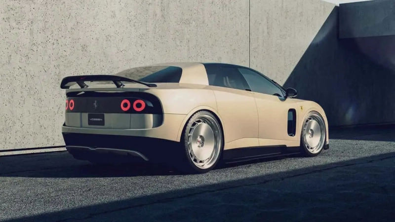 Ferrari Luce в тюнинге Vossen: новые колёса для электрического «айфона» из Маранелло