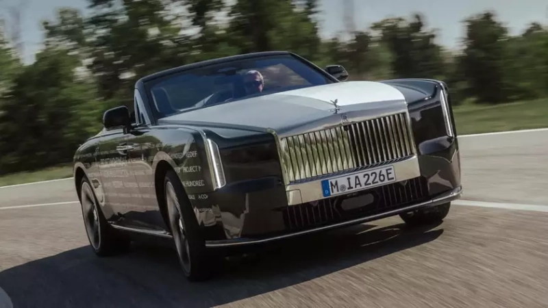 Электрический Rolls-Royce Project Nightingale на дорожных испытаниях
