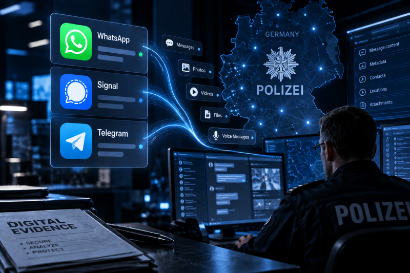Немецкая полиция читает WhatsApp и Telegram через «клонирование»: шифрование оказалось бессильным