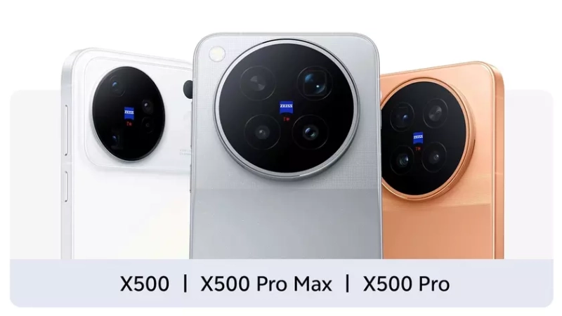 Смартфоны Vivo X500 в четырех цветах