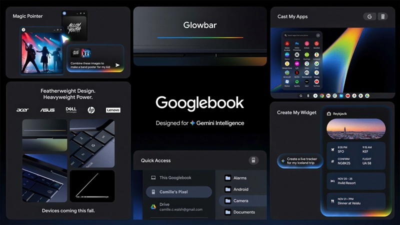 Предзаказы Googlebook стартуют 21 сентября — Google разослала приглашения, но забыла о презентации