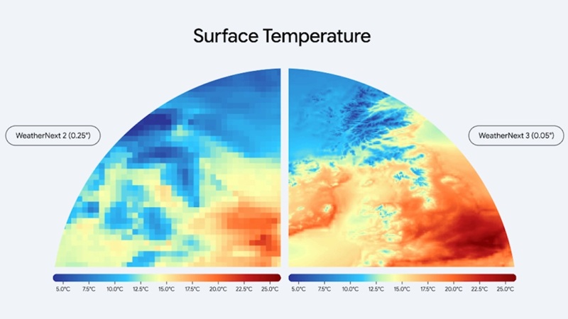 Прогнозы погоды станут точнее: Google запускает продвинутую AI-модель WeatherNext 3