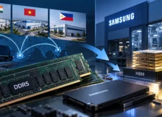 Samsung перевела производство DDR5 на аутсорс: компания освобождает фабрики для выпуска сверхдорогой ИИ-памяти HBM