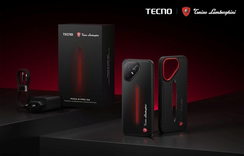 Tecno Pova 8 Pro 5G в стиле Lamborghini: когда хочется скорости, но хватило только на смартфон