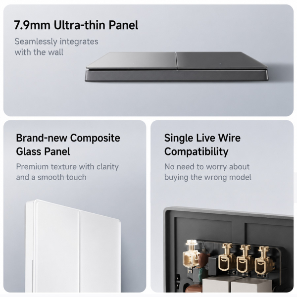 Xiaomi Smart Switch 2: умный выключатель, которому всё равно на вашу старую проводку