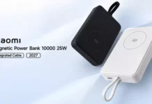 Xiaomi Magnetic Power Bank 10000: Магнитная беспроводная зарядка 25 Вт и провод 45 Вт в одном устройстве
