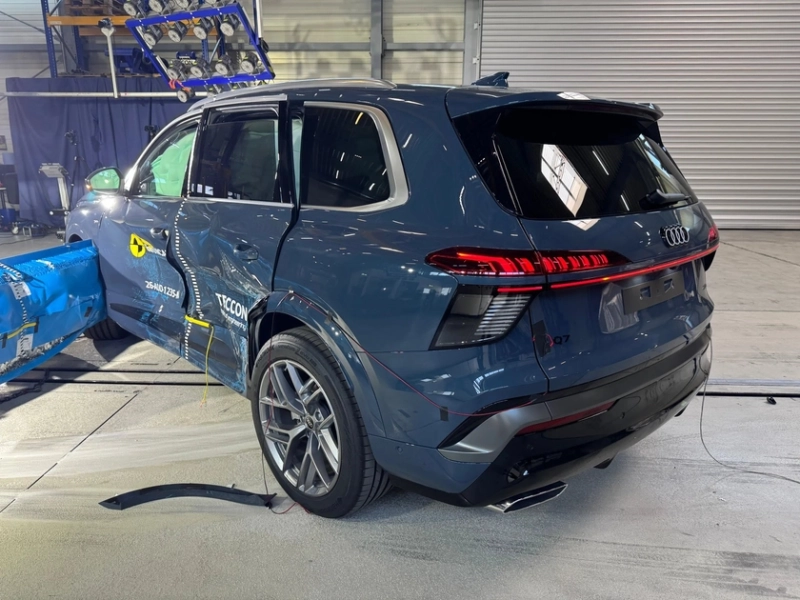 100% за защиту после столкновения: новый Audi Q7 получил пять звезд Euro NCAP