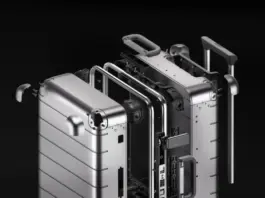 Xiaomi выпустила металлический чемодан Mijia с бесклепочной рамой
