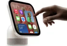 Apple разрабатывает HomeView Pro с поворотным экраном J595