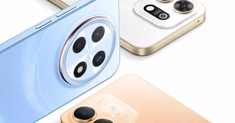 Три смартфона Huawei Enjoy 100 в разных цветах