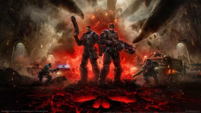 Вдохновляющий взгляд на E-Day через Арт мира Gears of War