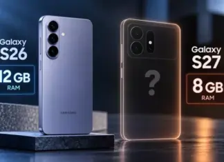 Samsung сократит объем ОЗУ в базовых Galaxy S27 до 8 ГБ