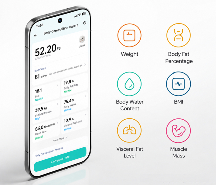 Mijia Body Fat Scale 4 Pro: Xiaomi выпустила умные весы с USB-C и измерением пульса