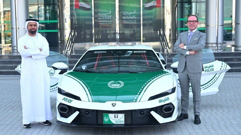Полиция Дубая получила гибридный Lamborghini Temerario для патрулирования возле туристов