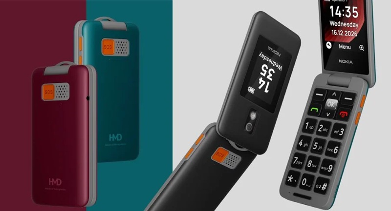 Простой, надежный и не Smart: HMD показала новую кнопочную раскладушку Nokia 2360 Flip